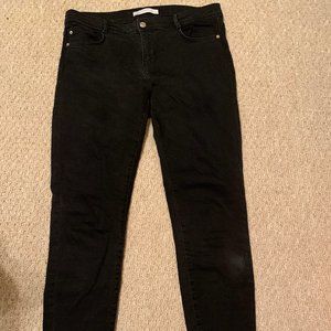 Zara black denim jeans